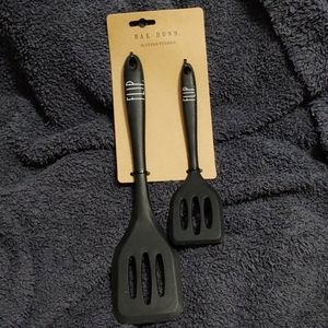 Rae Dunn Set of 2 Slotted Turners